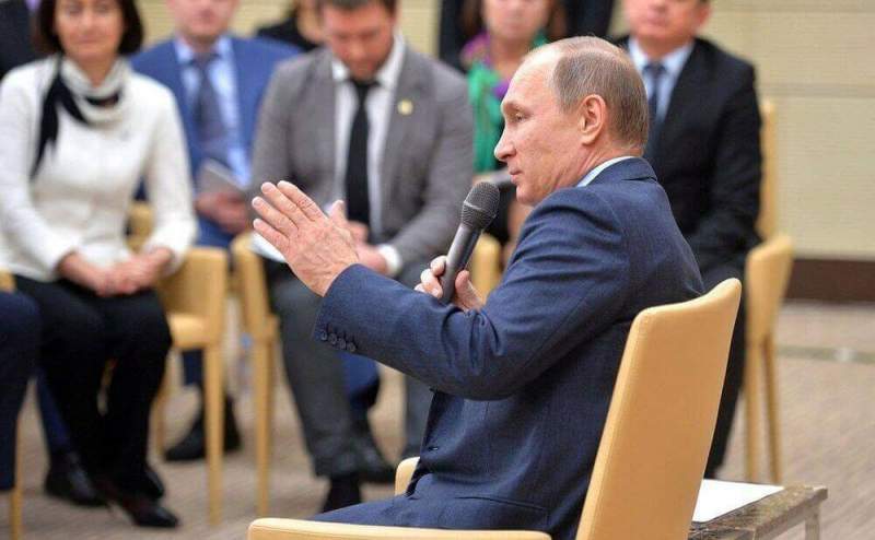 Путин: «Мы не контролируем средства массовой информации»